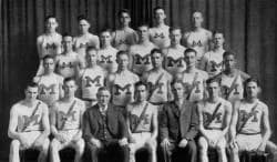 John Richard Hicks - 1924 UM Track Team