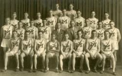 John Richard Hicks - 1925 UM Track Team