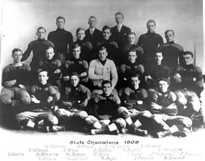 A. J. Ayer - 1909 Lawrence High School football team