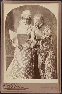 Gilbert N. Lewis - James Lewis & Mrs. Gilbert in "Big Bonanza" 1875