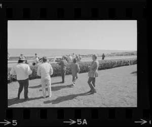Blake Edwards - Crew, including James Coburn, right, filming "The Carey Treatment" in Gloucester