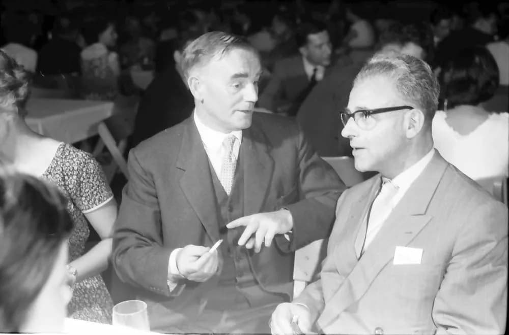 C. F. Powell - 9. Tagung 1959 Physiker; Studentenabend Stadthalle Lindau: C. F. Powell, M. Strauss