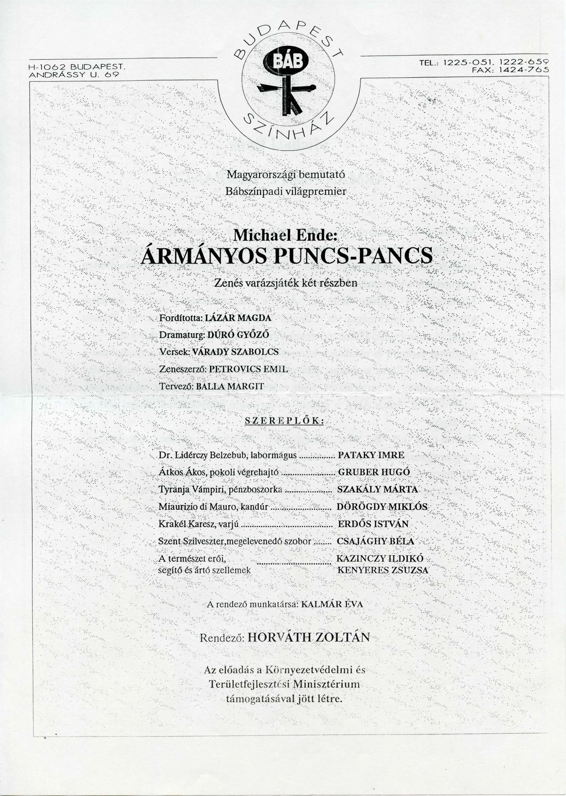 Michael Ende - Ármányos puncs-pancs