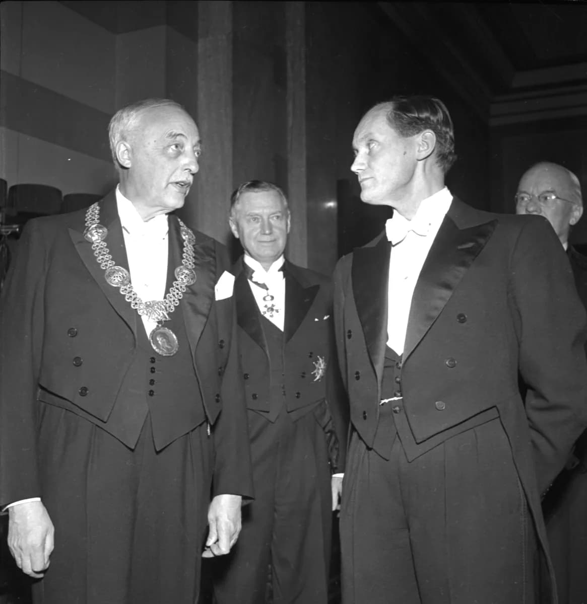 Kai Siegbahn - Professor Kai Siegbahn installeras, Uppsala 1954