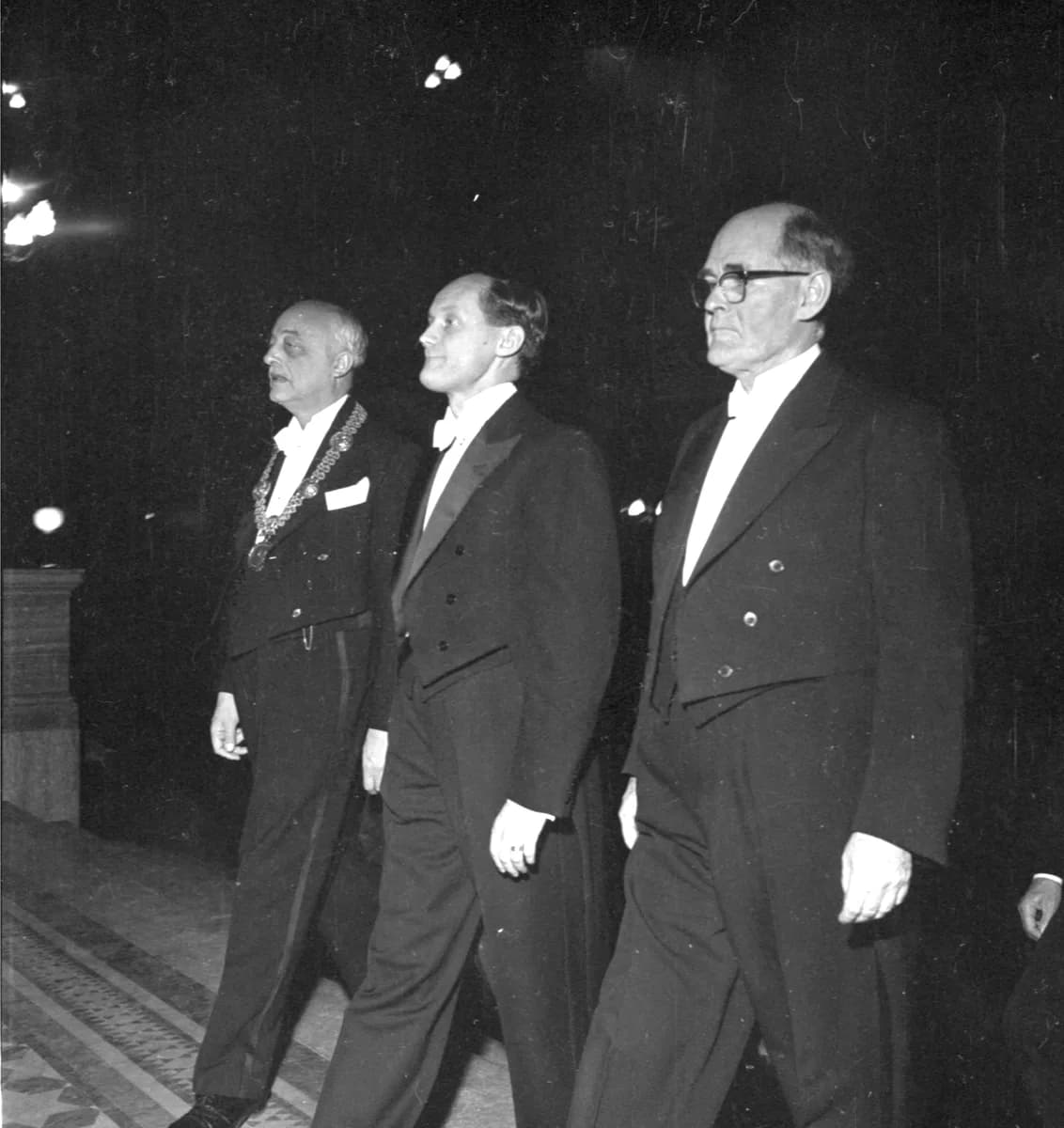Kai Siegbahn - Professor Kai Siegbahn installeras, Uppsala 1954