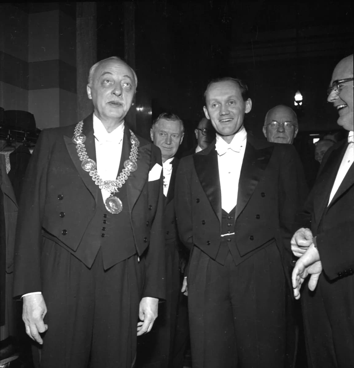 Kai Siegbahn - Professor Kai Siegbahn installeras, Uppsala 1954
