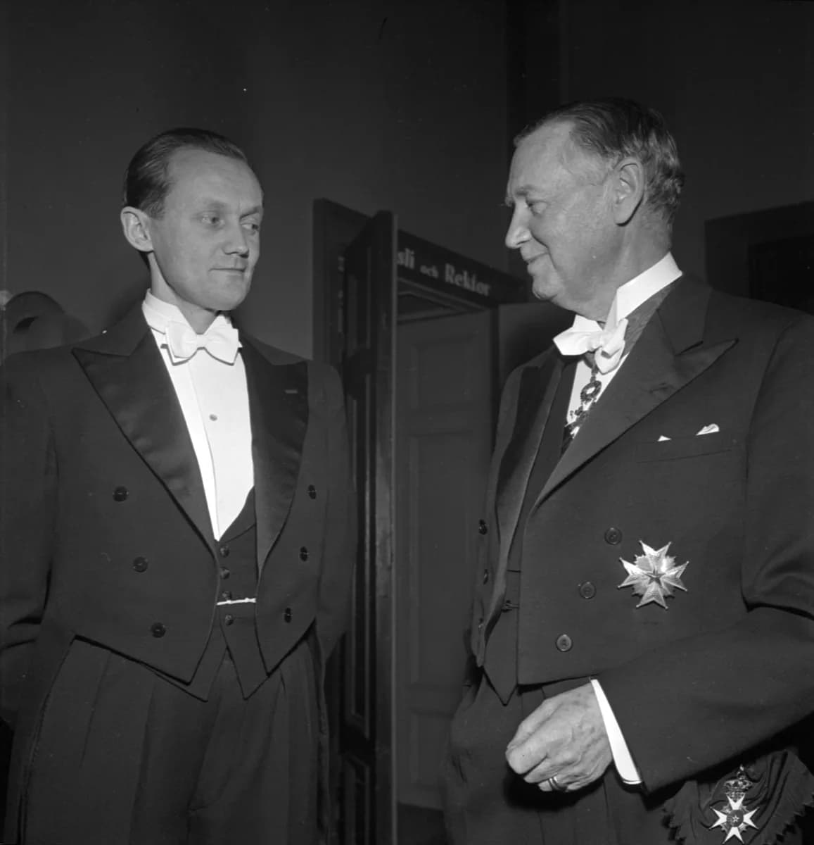 Kai Siegbahn - Professor Kai Siegbahn installeras, Uppsala 1954