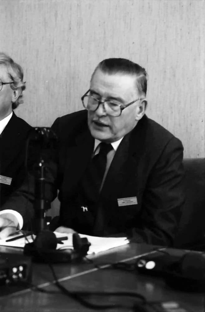 James M. Buchanan - 39. Tagung 1989 Chemiker; Eröffnung: Ansprache James M. Buchanan
