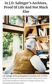 J. D. Salinger - 1982 J. D. Salinger Lawsuit ( 5 images)