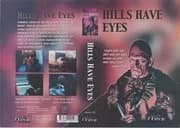 Wes Craven - The Hills Have Eyes swedish VHS rental