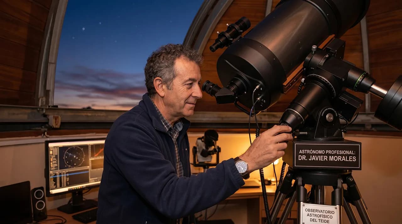 Joseph-Louis Lagrange — ai generated, man, astronomy, telescope