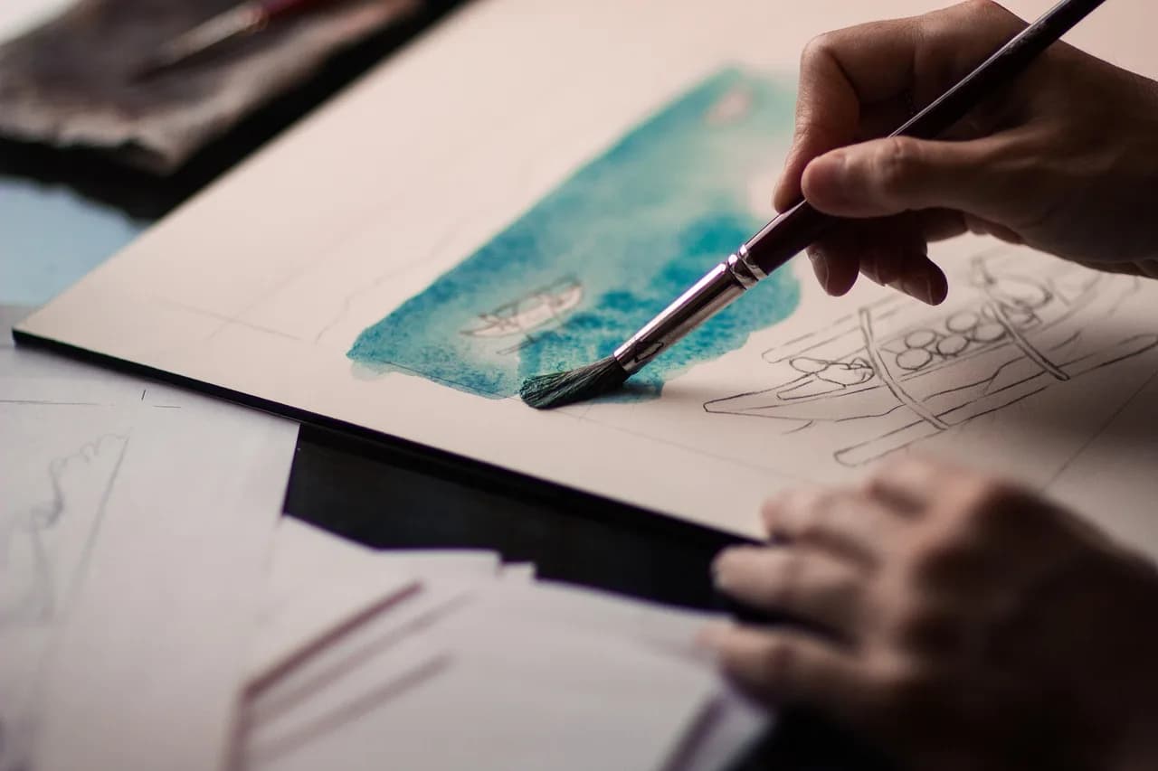 Jean-Joseph Sanfourche — hands, paint, brush, painting, watercolor, watercolor painting, paintbrush, artist, canvas, art, paper, arts, painter, artistic, creative, creativity, painting, painting, painting, painting, painting, artist, artist, artist, art, painter, painter