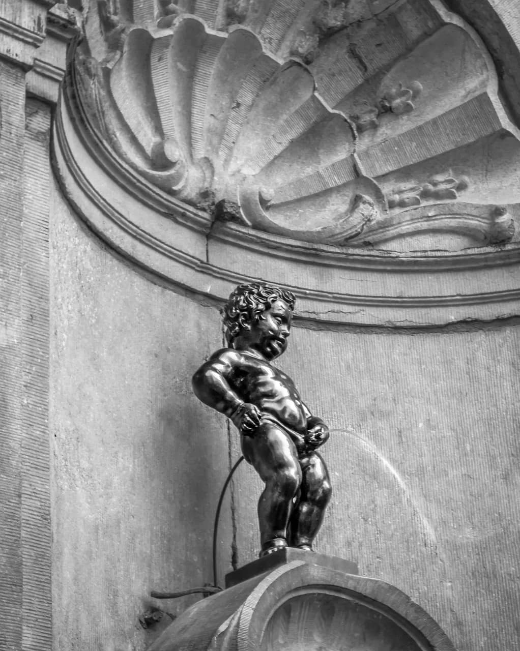 Baudouin I of Belgium — manneken pis, brussels, belgium, attractions belgium, brussels belgium, statue of a peeing boy, peeing boy, peeing baby boy, long exposure, black and white, architecture, statue, art, manneken pis, manneken pis, manneken pis, manneken pis, manneken pis, brussels, brussels