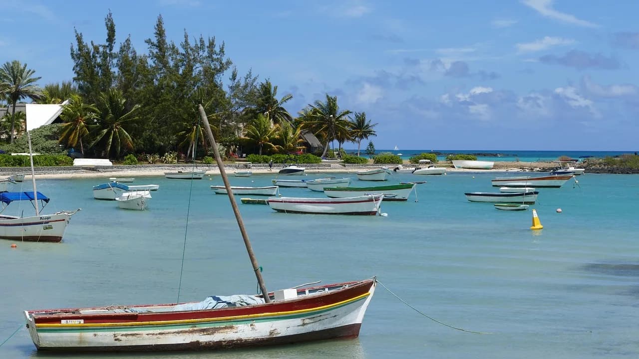 Maurice Jarre — cap malheureux, mauritius, sea, north coast, maurice, beach, nature, boats