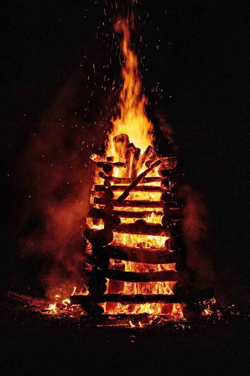 John Cornforth — saint john's eve, bonfire, campfire, saint john the baptist, catholicism, celebration, night, evening
