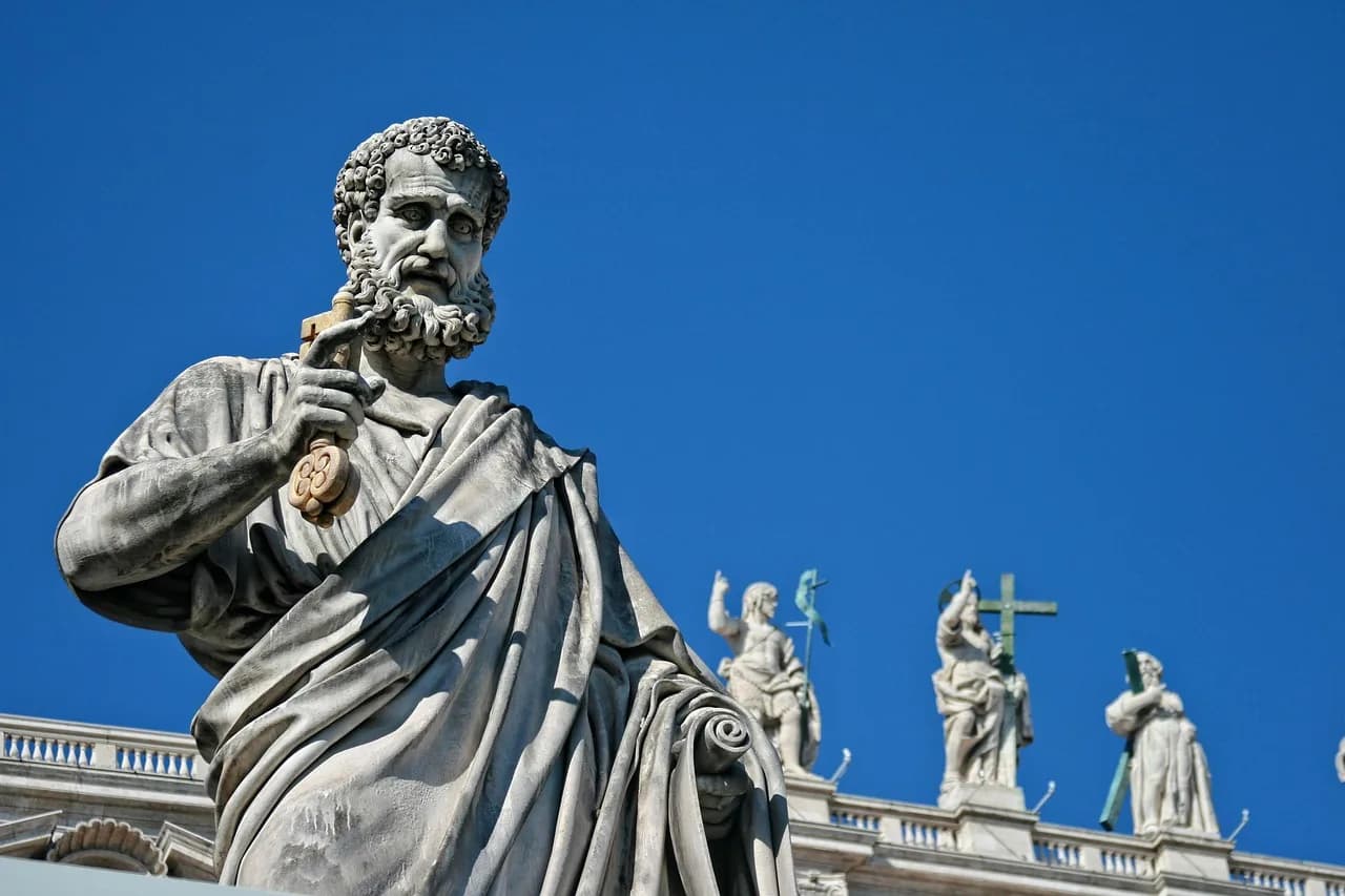 Peter Mansfield — saint pierre, statue, sculpture, art, artwork, art installation, stone sculpture, italy, rome, vatican, statue, italy, italy, rome, rome, rome, rome, rome, vatican