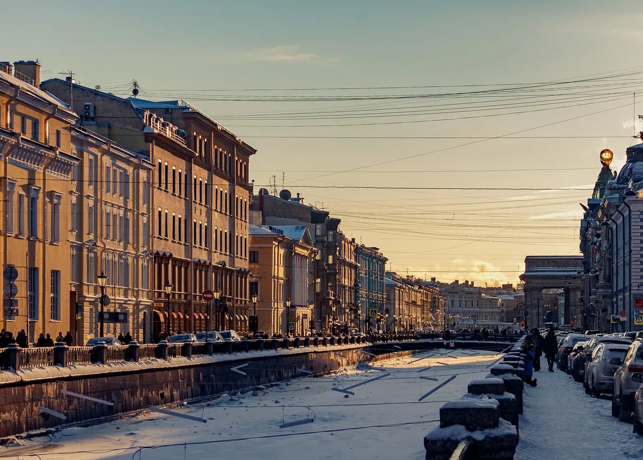 Peter Mansfield — river, embankment, st petersburg, winter, city, building, architecture, peter, russia, at home, russia, russia, russia, russia, russia