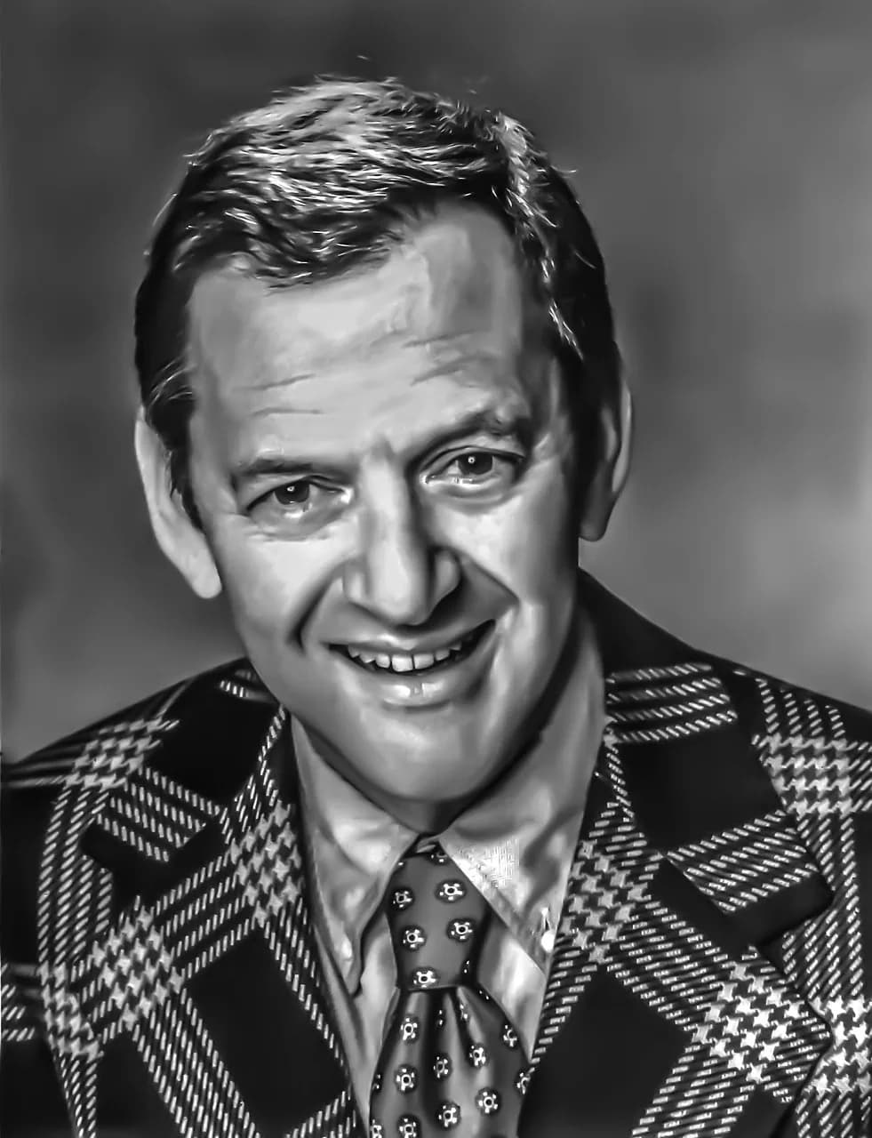 Tony Scott — tony randall - male, portrait, film, stage, producer, director, gray film