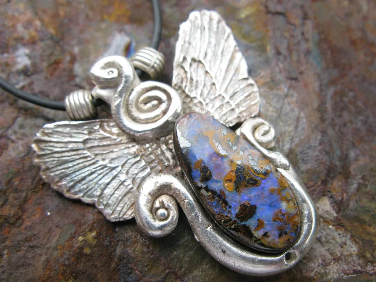 Jana Novotná — art, jewel, silver, jana veselá, art clay silver, opal, calculus, opal, opal, opal, opal, opal
