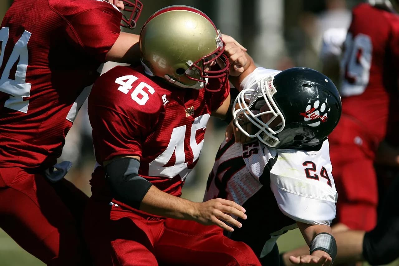 Akira Matsunaga — football, tackle, american football, football player, sport, helmet, determination, college athlete, college football, collision, serious, competitive, texas, texan, american football, football player, college football, college football, college football, college football, college football, collision