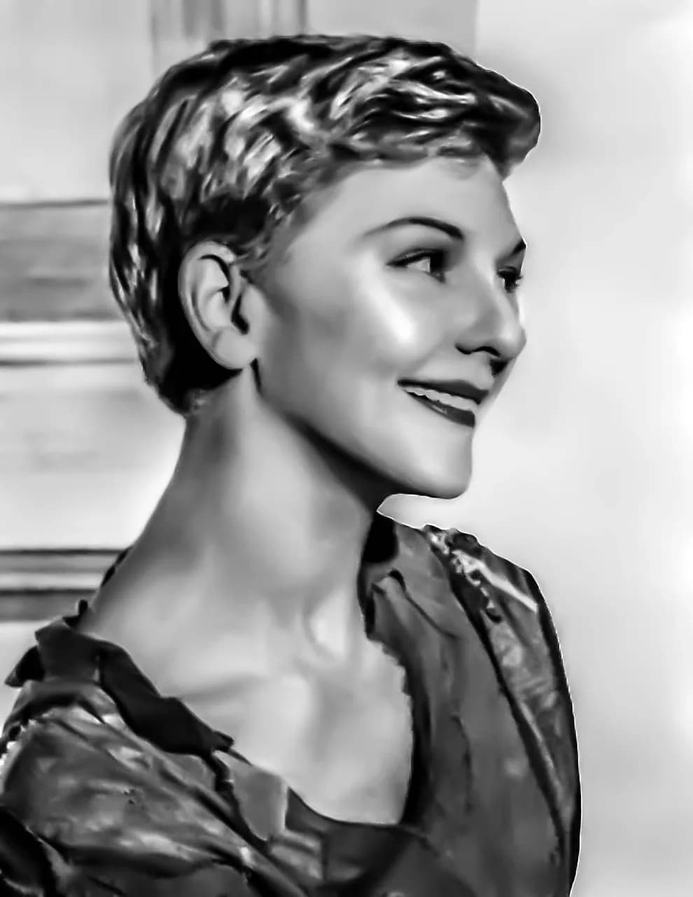 Thodoros Angelopoulos — mary martin - female, portrait, screenwriter, theater, producer, film, hollywood, actress, gray film, gray theater