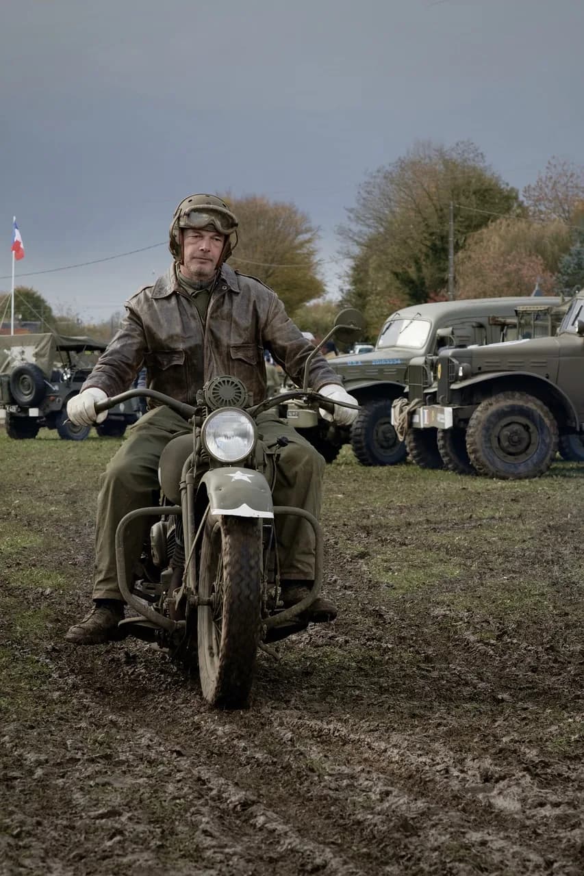 Aleksandr Zakharchenko — world war ii, war, ww2, motorbike, harley-davidson, memory, vehicle, khaki, uniform, military, ww2, ww2, ww2, ww2, ww2