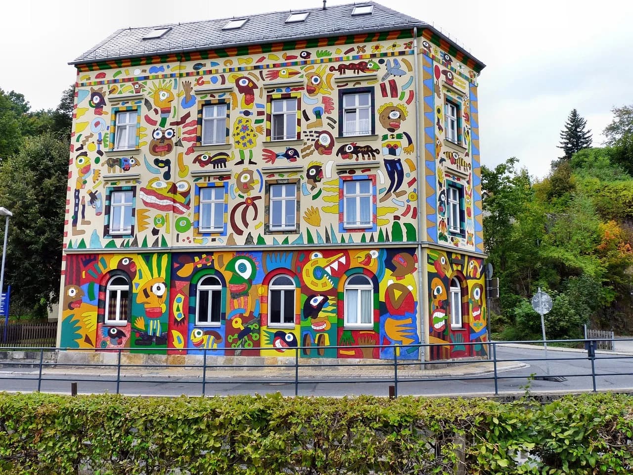 Edmond H. Fischer — craffiti house, fischer-art in sebnitz, art, painting, artist michael fischer