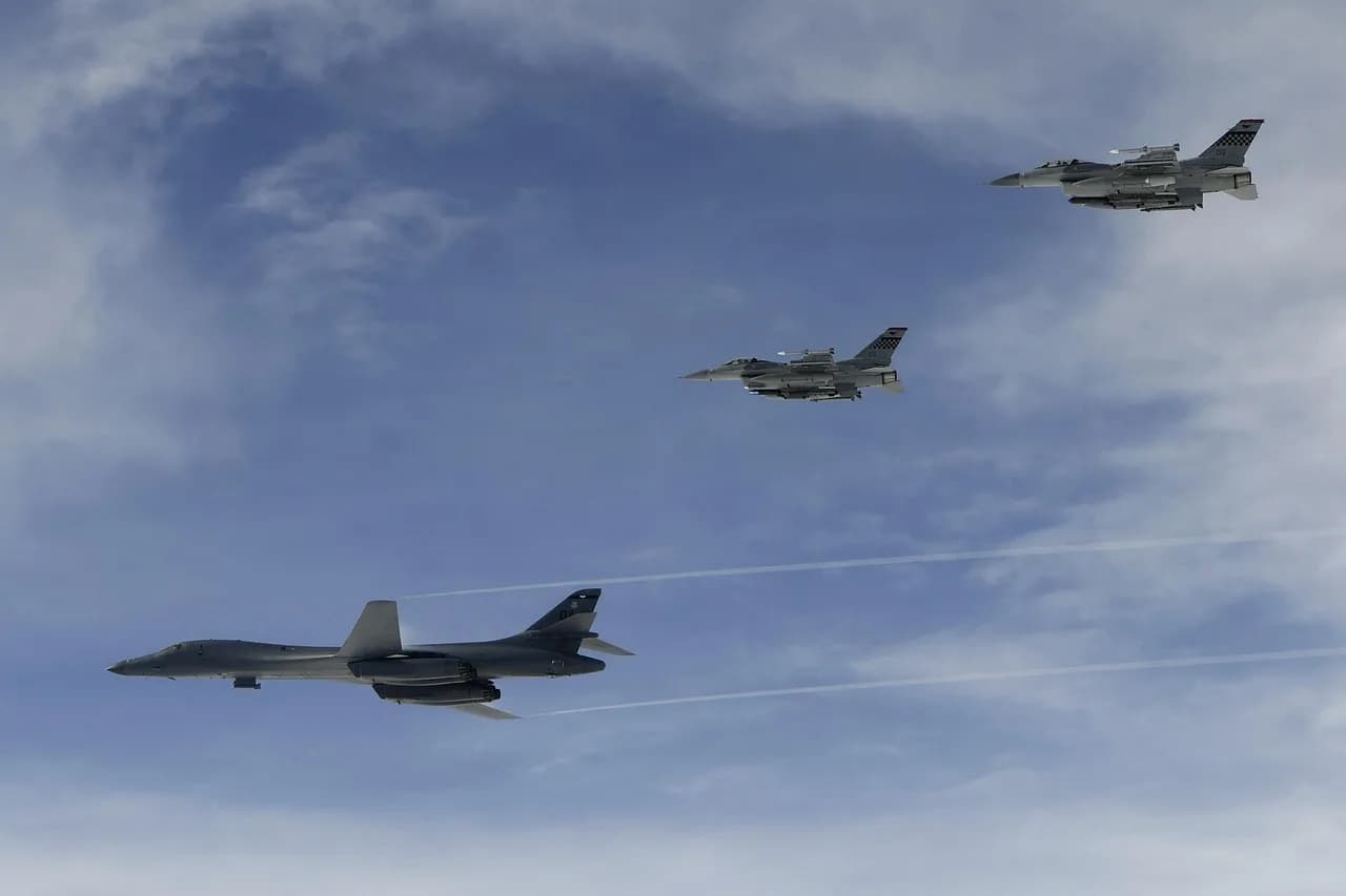 Edward B. Lewis — b-1b, lancer, bomber, south korea, korea, air force, flight