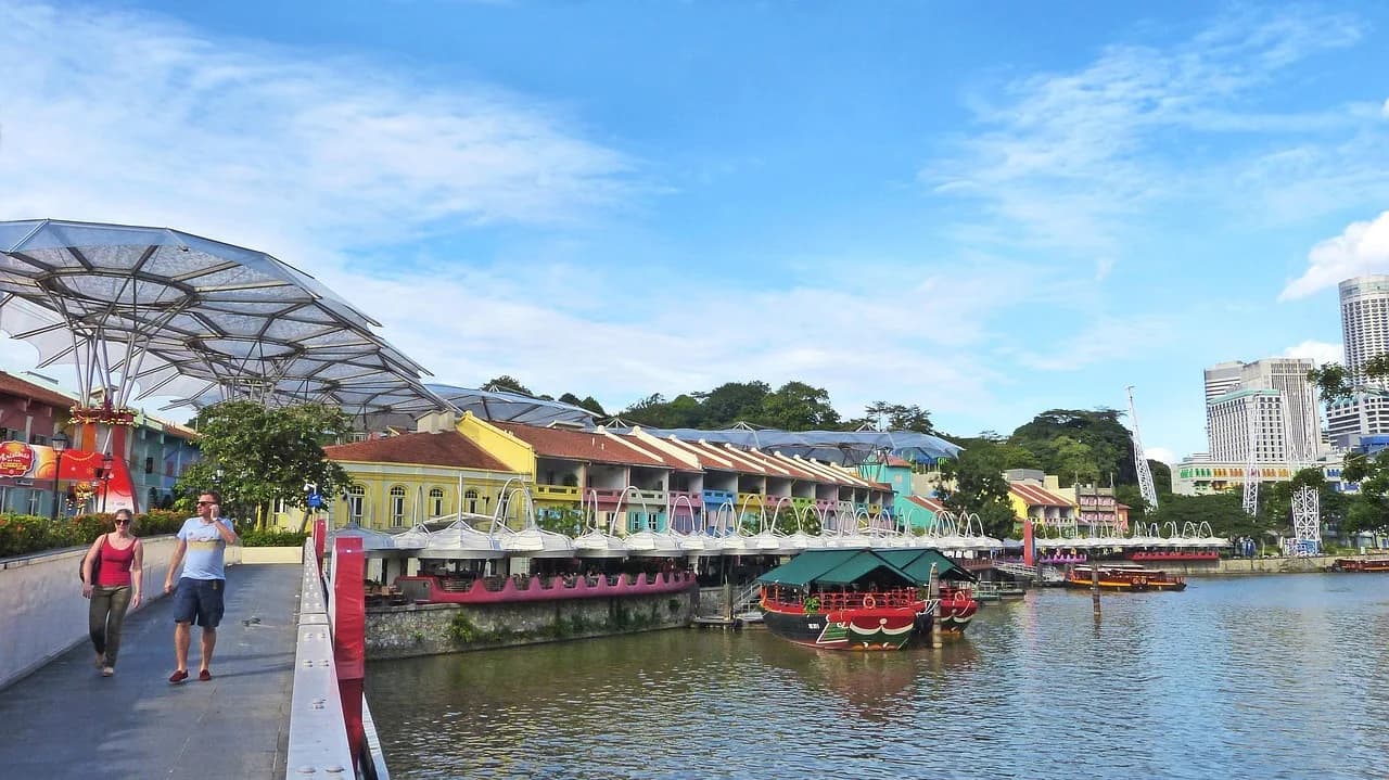 Michael Clarke Duncan — clarke quay, singapore, tourism, building, landmark, river, travel, boats, people, clarke quay, clarke quay, clarke quay, clarke quay, clarke quay, singapore, singapore, singapore