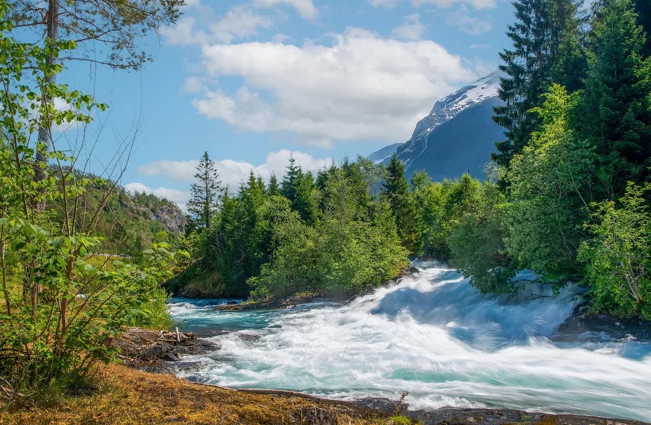 Margaret, Maid of Norway — river, flowing, waterfall, nature, norway, scandinavia, landscape, waterfall, waterfall, waterfall, waterfall, nature, nature, nature, nature, nature, landscape