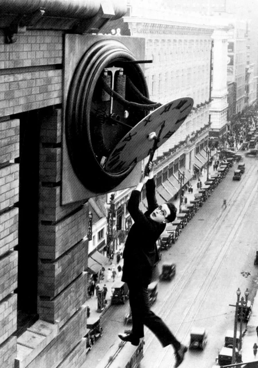 Harold Urey — harold lloyd, clock building, city, danger, stunt, mishap, heights, movie, gray clock, gray movie, harold lloyd, harold lloyd, harold lloyd, harold lloyd, harold lloyd, stunt, mishap, mishap