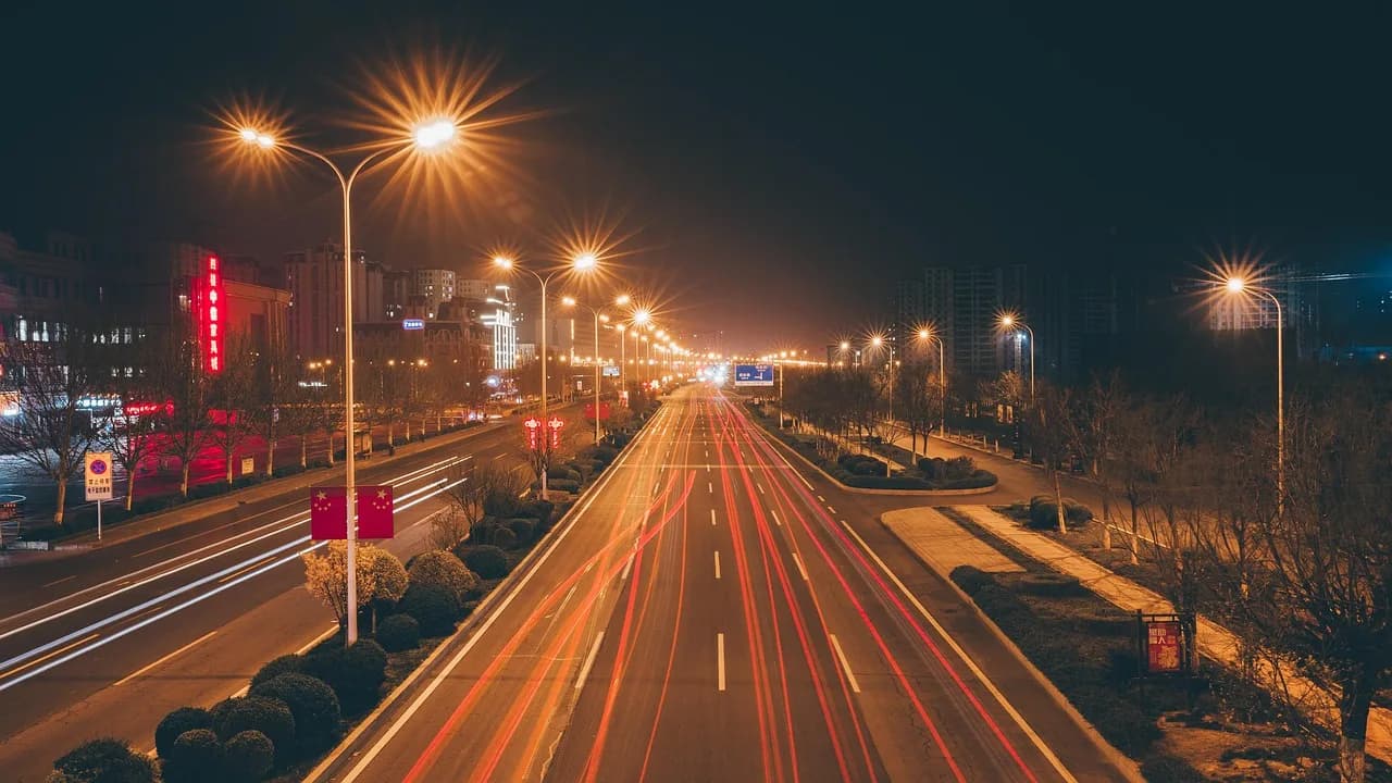 Henry Way Kendall — the way, night, light, car track, the way, the way, the way, the way, the way, night