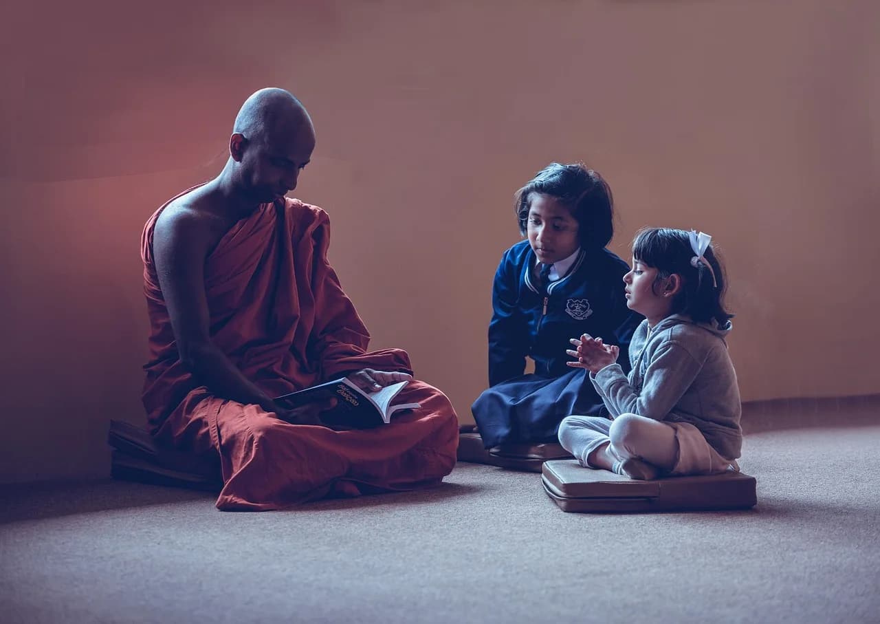 George Wells Beadle — meditate, mindfulness, girls, dharma, calm, meditation, sri lankan, kindergarten, children, kids, religion, mindfulness, meditation, meditation, meditation, meditation, meditation