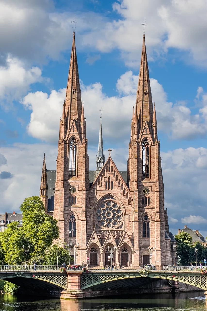 Paul Lauterbur — paul's church, strasbourg, gothic, architecture, travel, facade, strasbourg, strasbourg, strasbourg, strasbourg, strasbourg