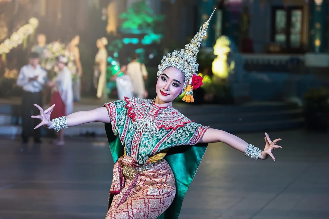 Michael Jeter — ramayana festival, dancer, woman, portrait, pose, costume, ramayana, dance, actor, performance, theatrical, tradition, festival, theater, traditional, religion, culture, art, scene, hanuman, khon kaen, siam, bangkok, thailand, asia, dance, dance, dance, festival, culture, culture, hanuman, bangkok, bangkok, thailand, thailand, thailand, thailand, thailand