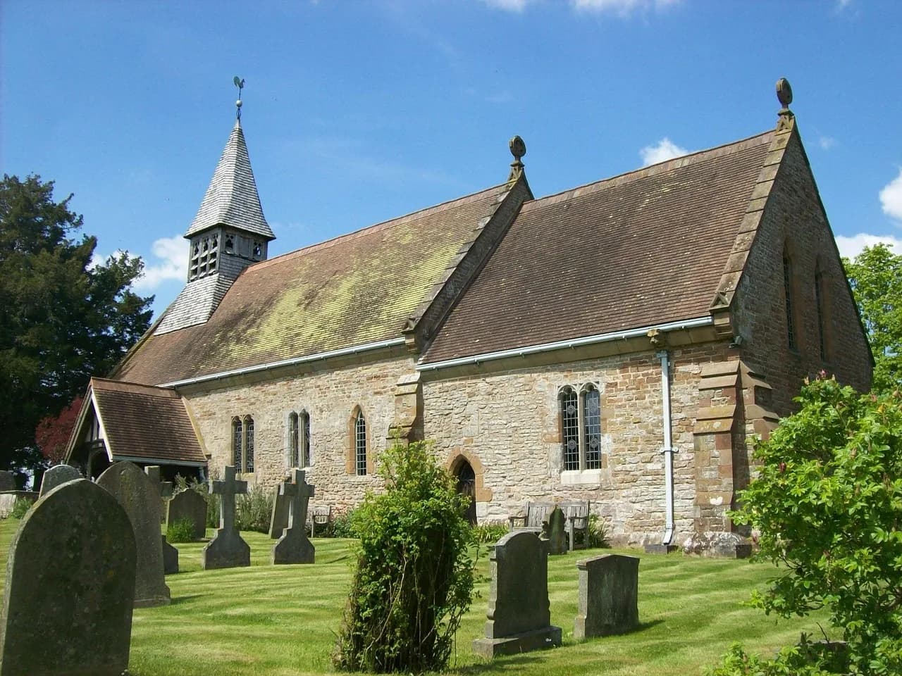 Kelly Preston — all saints, preston bagot, church, building, religious, historic, graveyard, exterior, church, graveyard, graveyard, graveyard, graveyard, graveyard