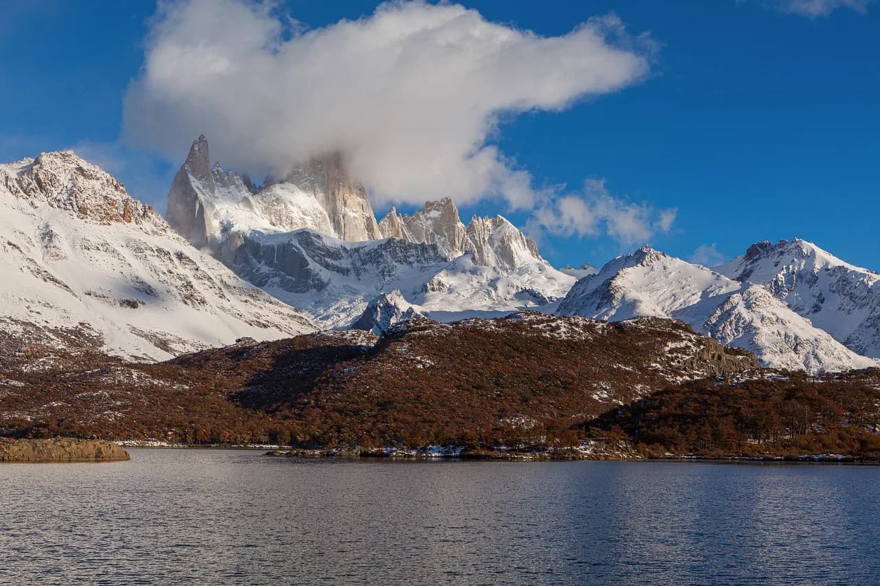 Roy Scheider — el chalten, fitz roy, mountains, snow, lake, water, shore, cloud, sky, peak, summit, patagonia, argentina, nature, landscape, mountains, lake, lake, cloud, cloud, cloud, cloud, patagonia, patagonia, argentina, argentina, argentina, argentina, argentina, landscape