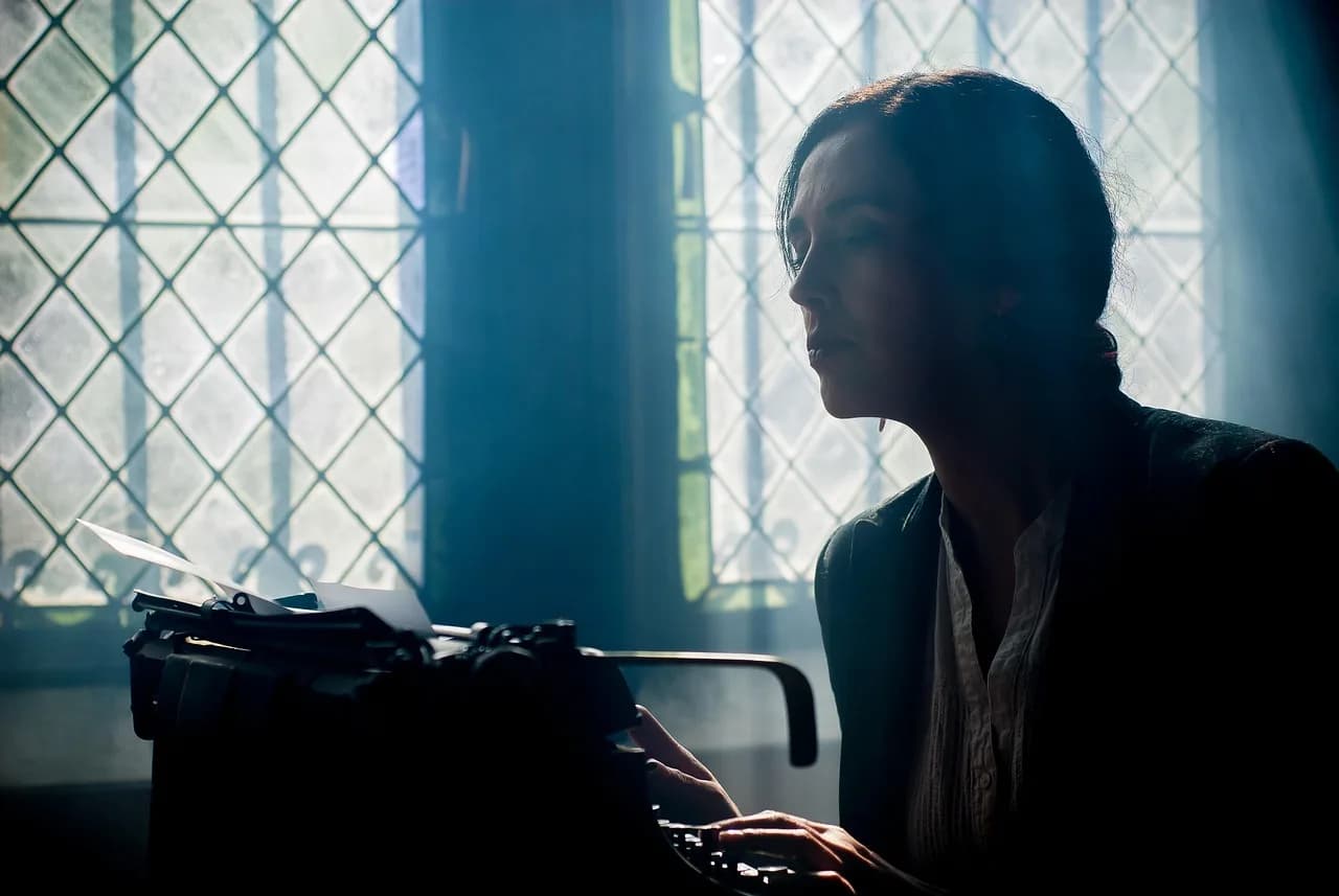Roger Zelazny — writer, typewriter, author, writing, antique, old, vintage, classic, machine writing, woman, writer, writer, writer, writer, writer, typewriter, author, writing, writing, writing