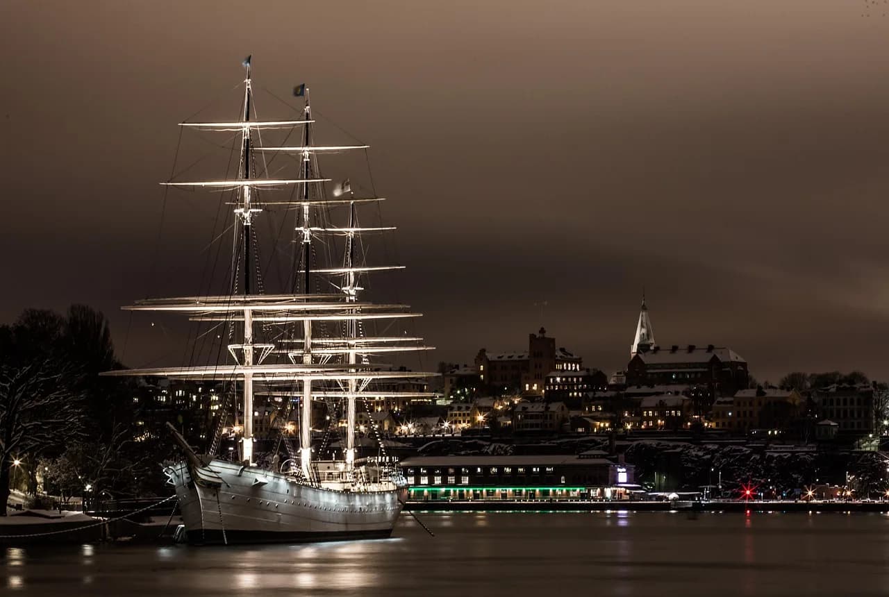 Frederick Chapman Robbins — sailboat, water, stockholm, ship, sweden, nature, hostels, by chapman