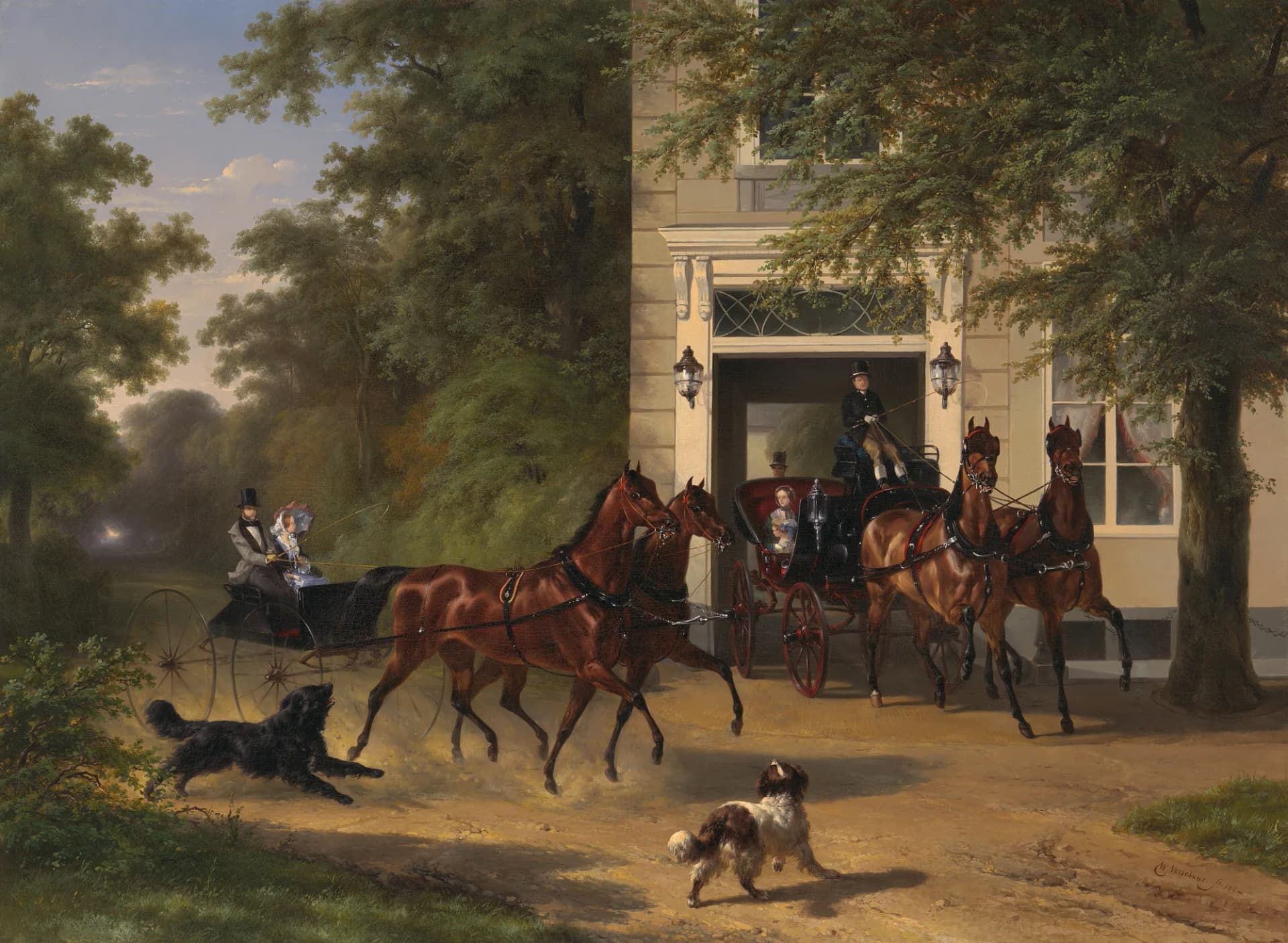 Matthew Perry - August Belmont and Isabel Perry