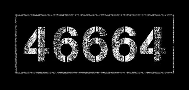 Nelson Mandela - Logo 46664 (number used by Nelson Mandela).