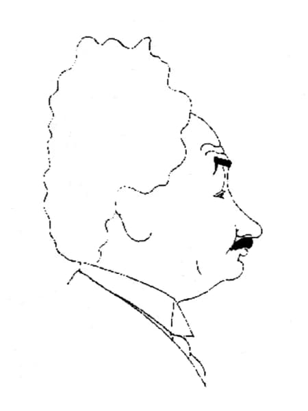 Albert Einstein - Albert Einstein (1879-1955), Nobel Laureate in Physics (1921)Drawing by Gheorghe Manu (1903-1961), Romanian physicist