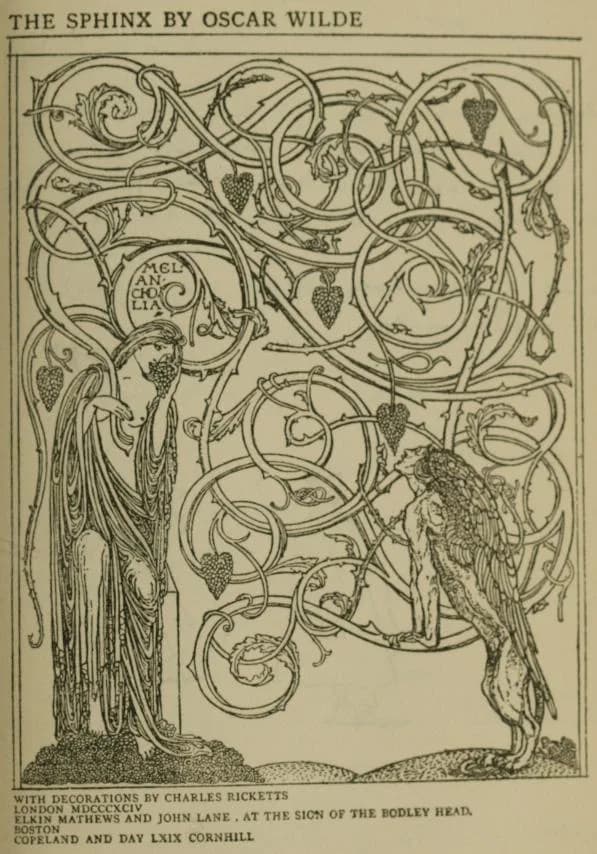 Oscar Wilde - Book illustration