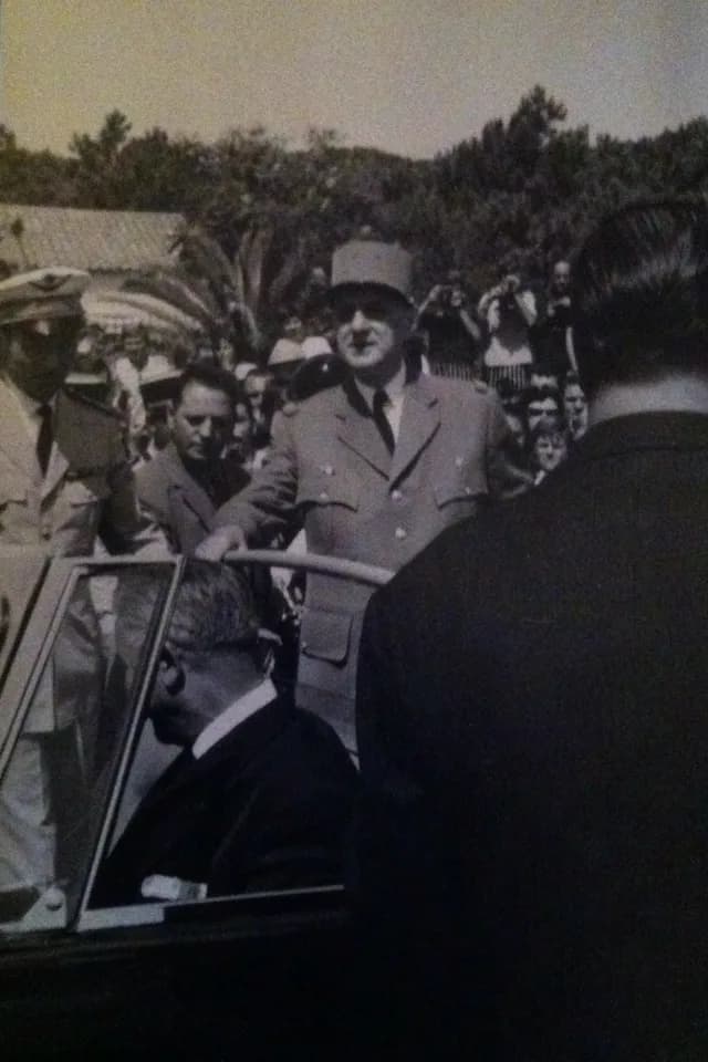 Charles de Gaulle - General Charles de Gaulle Parading. Photography taken in Meudon (92), France