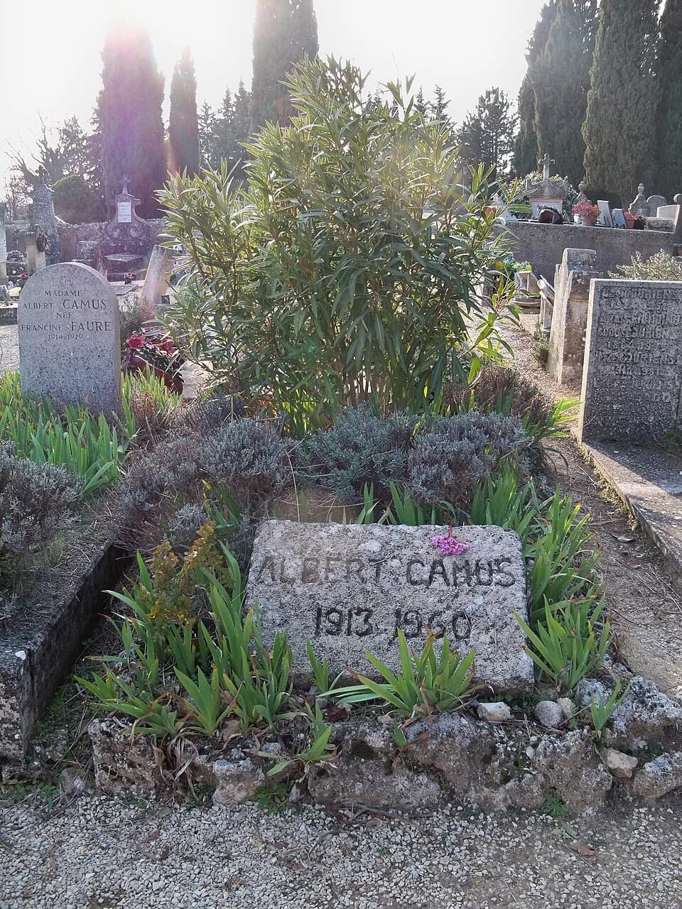 Albert Camus - Tombe d'Albert Camus