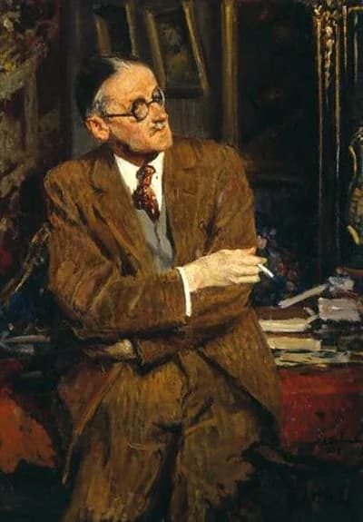 James Joyce - James Joyce
Painting by Jacques-Émile Blanche