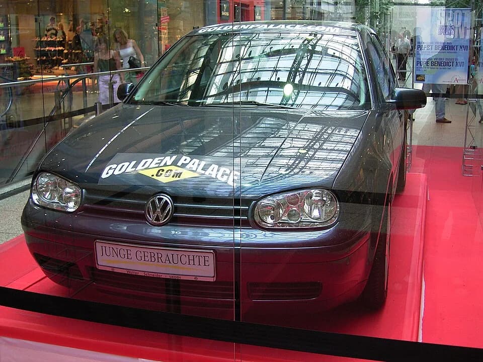 Benedict XVI - The Pope Volkswagen Golf, sold at eBay for about 188.000€