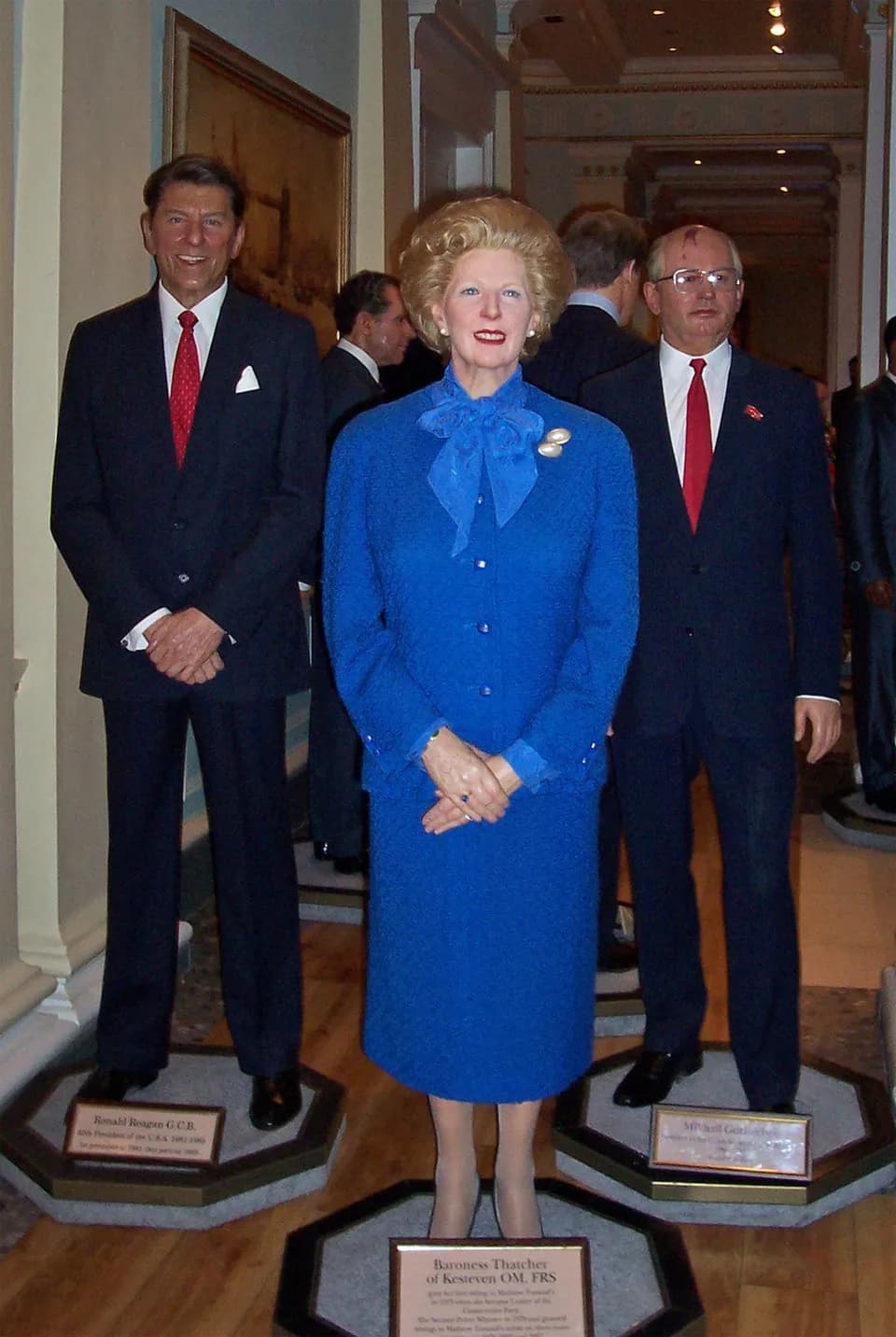 Mikhail Gorbachev - Ronald Reagan, Margaret Thatcher and Mikhail Gorbachev at Madame Tussauds London.