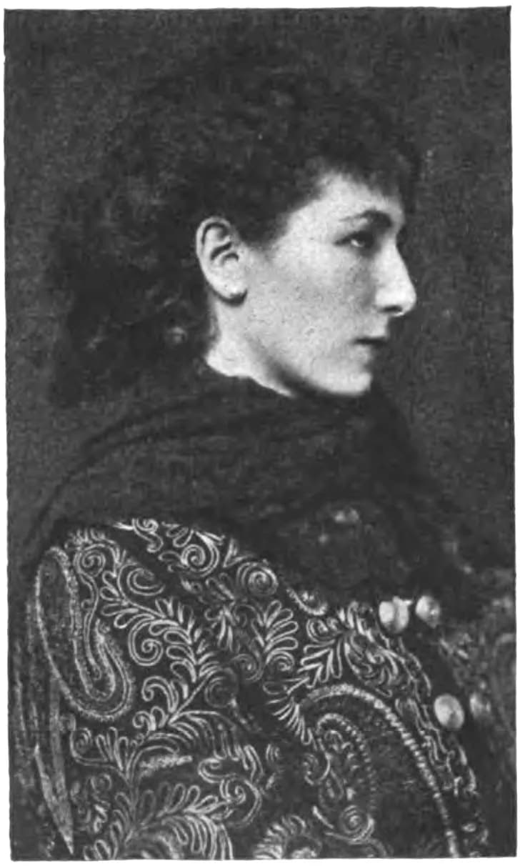 Sarah Bernhardt - Illustration du livre Ma double vie. Mémoires de Sarah Bernhardt, 1907. page 128. SARAH BERNHARDT A SES DÉBUTS.