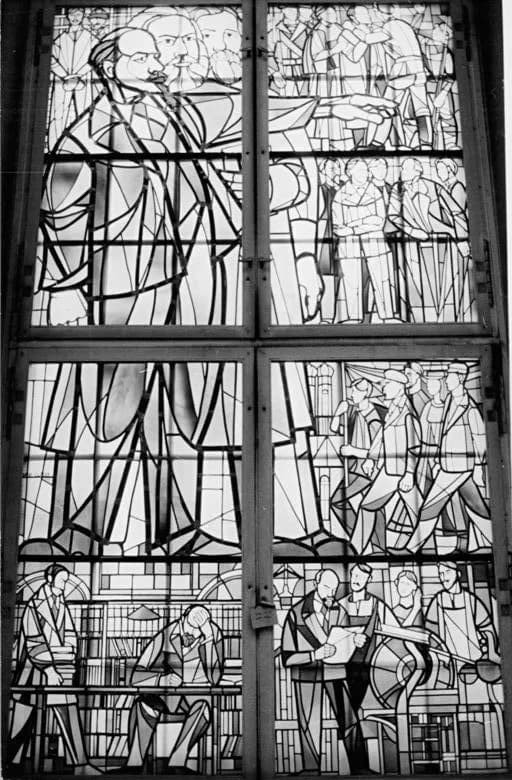 Friedrich Engels - For documentary purposes the German Federal Archive often retained the original image captions, which may be erroneous, biased, obsolete or politically extreme. Berlin, "Alte Biblio